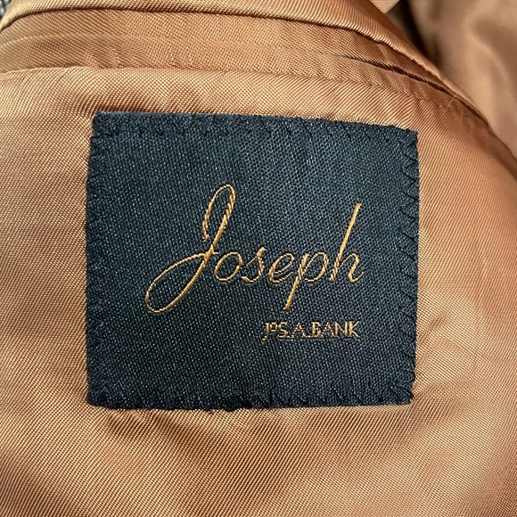 Jos. A. Bank Joseph Brown Birdseye Wool Cashmere Sport Coat 42L - Picture 2 of 5